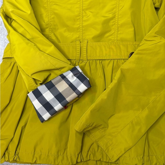 Burberry Girls Light Jacket Mustard Citrus Yellow Size 12Y - Picture 10 of 10